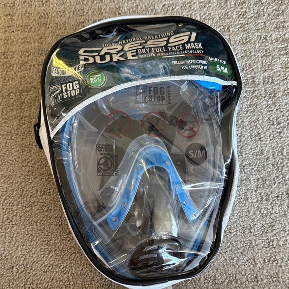 Cressi Duke Dry Full Face Mask - Picture 2 of 6